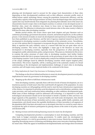 Smart city governance in developing countries a systematic literature ...