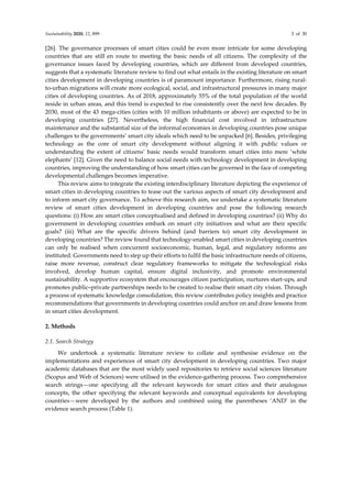Smart city governance in developing countries a systematic literature ...