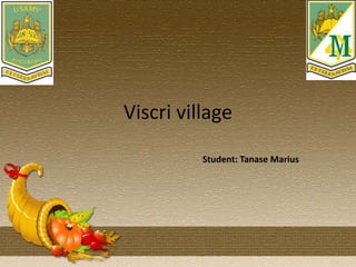 Viscri village
Student: Tanase Marius
 