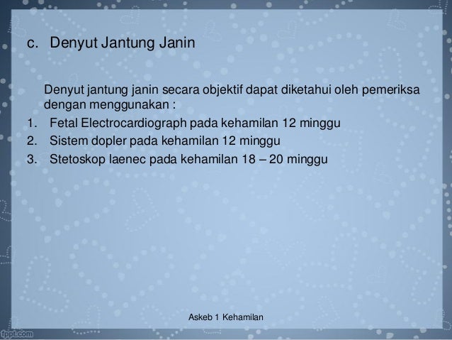 Tanda tanda kehamilan dan pemeriksaan diagnostik kehamilan