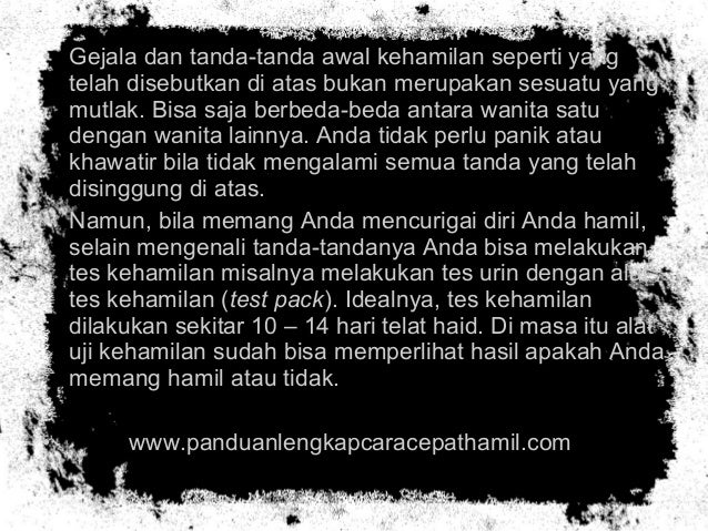 Contoh Keputihan Tanda Hamil 1 Minggu Dan Ciriciri Tanda