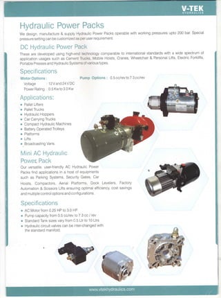 Tandem Hydraulics Private Limited, Ghaziabad, Hydraulic Power