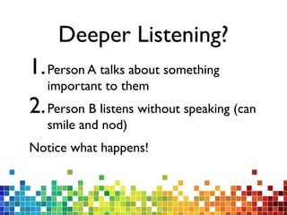Ray Listen X-Ray Listening: Clean Language section for NLP Master Practitioner ...