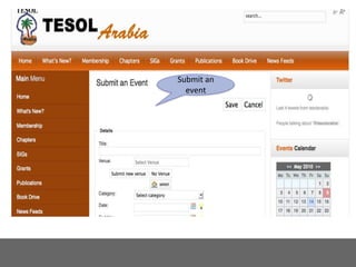 TESOL Arabia New Portal 2011