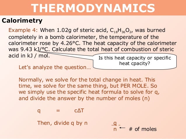 tang 01 heat capacity and calorimetry calorimetry formula