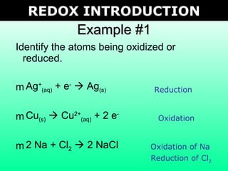 Tang 01 redox introduction 2 | PPT