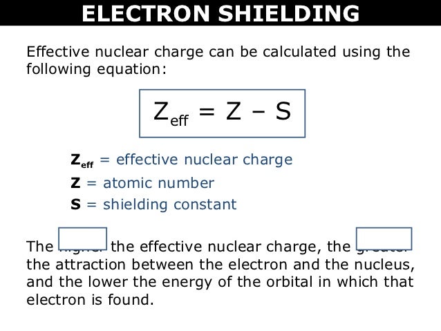 electron shielding