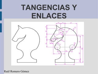 TANGENCIAS Y
ENLACES
Raúl Romero Gómez
 