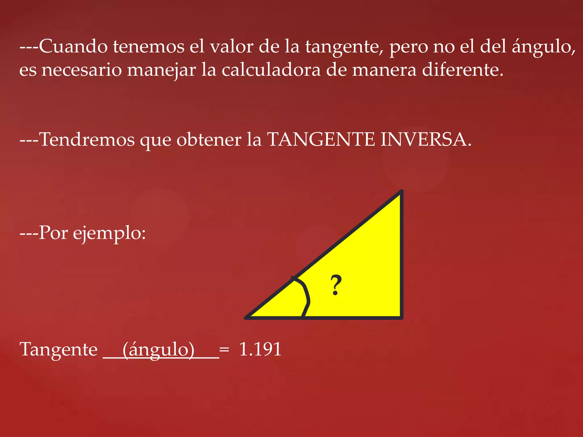 Tangente inversa | PPT