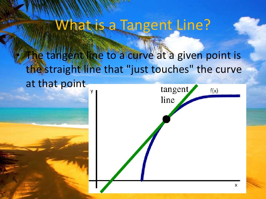 Tangent lines