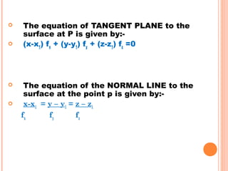 Tangent plane PPT