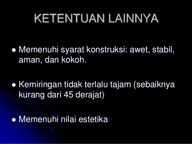 Tangga pada Bangunan Bertingkat Rendah