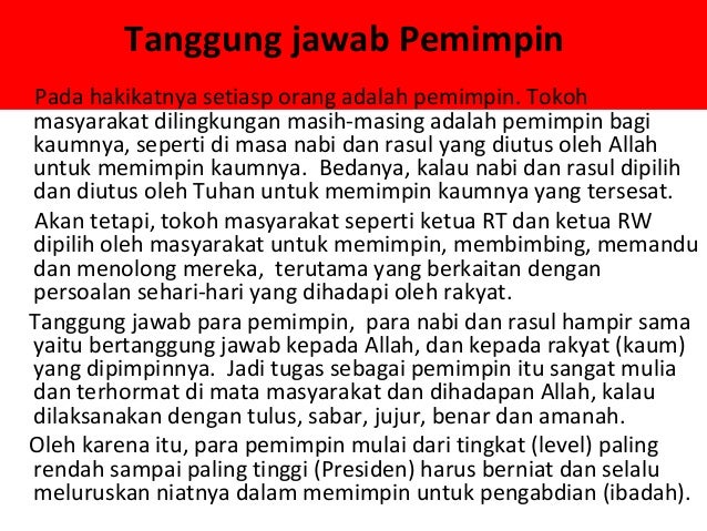 Musni Umar: Tanggung jawab pemimpin dan tokoh masyarakat 