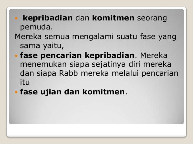 Tanggung jawab pemuda islam