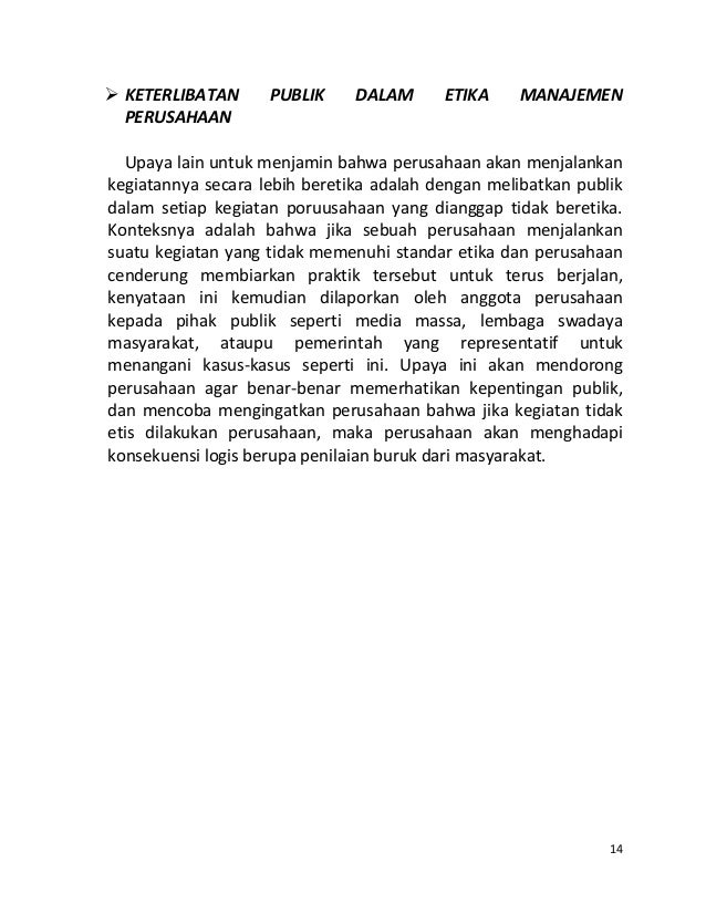 Tanggung jawab sosial dari organisasi