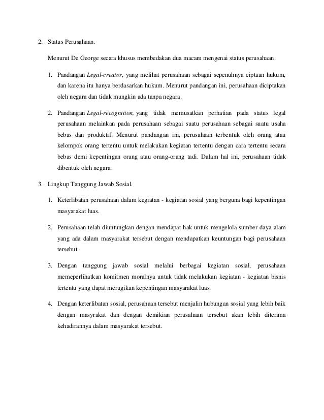 Tanggung Jawab Sosial Perusahaan