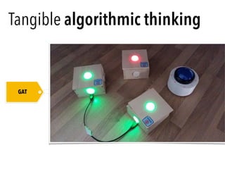 Tangible algorithmic thinking
GAT
 