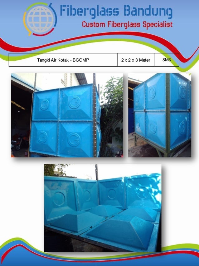 Katalog Tangki Panel Fiberglass Frp Water Tank