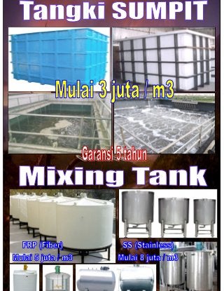 Tangki sumpit & mixing tank bioseven