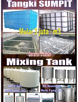 Tangki sumpit & mixing tank by bio seven sumpit tank