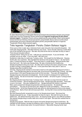 Tangkuban perahu | DOCX | Hunting and Shooting | Sports