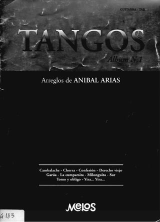 Tango album n.1 arreglos de anibal arias (g183)