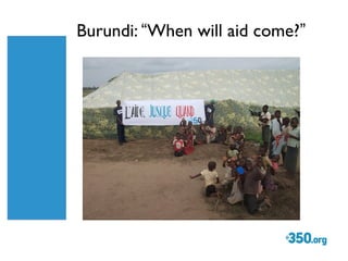 Burundi: “When will aid come?”
 