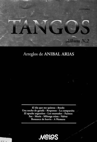 Tangos album n.2 arreglos de anibal arias