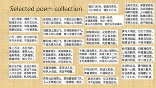 Selected poem collection
 