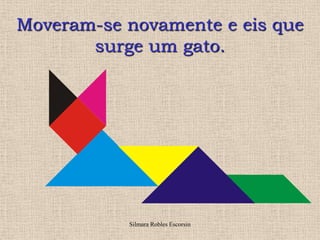 Moveram-se novamente e eis que surge um gato.Silmara Robles Escorsin