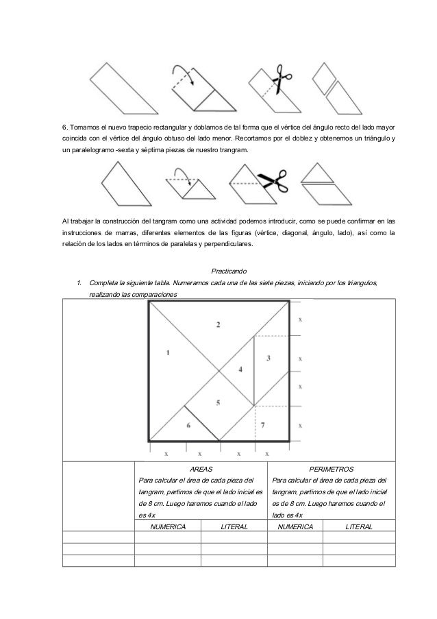 tangram de papel