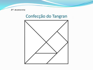 Confecção do Tangran
3 º m o m e n t o
 