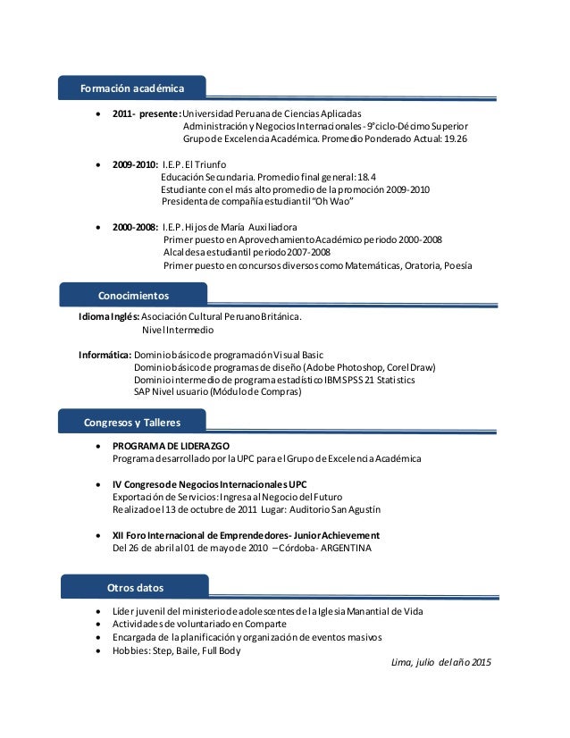 Resume sample with achievements picture