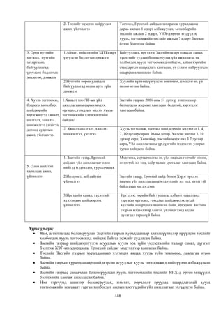 2. Төслийг эцэслэн найруулах      Тогтоол, Ерөнхий сайдын захирамж хуралдааны
                      ажил, үйлчилгээ                   дараа ажлын 1 өдөрт албажуулах, хөтөлбөрийн
                                                        төслийг ажлын 2 өдөрт, УИХ-д өргөн мэдүүлэх
                                                        хууль, тогтоомжийн төслийг ажлын 7 өдөрт багтаан
                                                        бэлэн болгосон байна.

3. Орон нутгийн       1.Аймаг, нийслэлийн ЗДТГазарт Байгууллага, иргэдээс Засгийн газарт тавьсан санал,
хөгжил, нутгийн       үзүүлсэн бодлогын дэмжлэг     хүсэлтийг судлан боловсруулах үйл ажиллагаа нь
захиргааны                                          холбогдох хууль тогтоомжид нийцсэн, албан хэргийн
байгууллагад                                        стандартын шаардлага хангасан, үг хэллэг найруулгын
үзүүлсэн бодлогын                                   шаардлага хангасан байна.
зөвлөгөө, дэмжлэг
                      2.Нутгийн өөрөө удирдах           Хуулийн хүрээнд үзүүлсэн зөвлөгөө, дэмжлэг нь үр
                      байгууллагад өгсөн арга зүйн      нөлөө өгсөн байна.
                      дэмжлэг

4. Хууль тогтоомж,    1.Хяналт тоо /ЗГ-ын үйл           Засгийн газрын 2006 оны 51 дүгээр тогтоолоор
бодлого хөтөлбөр,     ажиллагааны сарын мэдээ,          батлагдсан журмыг хангасан бодитой, хэрэгцээг
шийдвэрийн            өргөдөл, гомдлын мэдээ, хууль     хангасан байна.
хэрэгжилтэд хяналт,   тогтоомжийн хэрэгжилтийн
шалгалт, хяналт-      байдал/
шинжилгээ үнэлгээ,
дотоод аудитын        2. Хяналт-шалгалт, хяналт-        Хууль тогтоомж, тогтоол шийдвэрийн мэдээлэл 1, 4,
ажил, үйлчилгээ       шинжилгээ, үнэлгээ                7, 10 дугаар сарын 30-ны дотор, Үндсэн чиглэл 3, 10
                                                        дугаар сард, Хөтөлбөр, төслийн мэдээлэл 3.7 дугаар
                                                        сард, Үйл ажиллагааны үр дүнгийн мэдээлэл улирал
                                                        тутам хийгдсэн байна.

                      1. Засгийн газар, Ерөнхий         Мэдээлэл, сурталчилгаа нь үйл явдлын голчийг олсон,
                      сайдын үйл ажиллагааг олон        нээлттэй, ил тод, хоёр талын урсгалыг хангасан байна.
5. Олон нийттэй       нийтэд мэдээллэх, сурталчилах
харилцах ажил,
үйлчилгээ             2.Интернет, веб сайтын            Засгийн газар, Ерөнхий сайд болон Хэрэг эрхлэх
                      үйлчилгээ                         газрын үйл ажиллагааны мэдээллийг ил тод, нээлттэй
                                                        байлгахад чиглэгдэнэ.

                      3.Иргэдийн санал, хүсэлтийг           Иргэдээс төрийн байгууллага, албан тушаалтанд
                      хүлээн авч шийдвэрлэх                 гаргасан өргөдөл, гомдлыг шийдвэрлэх тухай
                      үйлчилгээ                             хуулийн шаардлага хангасан байх, иргэдийг Засгийн
                                                            газрын мэдээллээр хангах үйлчилгээнд алдаа
                                                            дутагдал гараагүй байна.


 Хүрэх үр дүн:
    Яам, агентлагаас боловсруулан Засгийн газрын хуралдаанаар хэлэлцүүлэхээр ирүүлсэн төслийг
      холбогдох хууль тогтоомжид нийцэж байгаа эсэхийг судласан байна.
    Засгийн газраар шийдвэрлүүлэх асуудлын хууль эрх зүйн үндэслэлийн талаар санал, дүгнэлт
      бэлтгэж ХЭГ-ын удирдлага, Ерөнхий сайдыг мэдээллээр хангасан байна.
    Төслийг Засгийн газрын хуралдаанаар хэлэлцэх явцад хууль зүйн зөвлөгөө, лавлагаа өгсөн
      байна.
    Засгийн газрын хуралдаанаар шийдвэрсэн асуудлыг хууль тогтоомжид нийцүүлэн албажуулсан
      байна.
    Засгийн газраас санаачлан боловсруулсан хууль тогтоомжийн төслийг УИХ-д өргөн мэдүүлэх
      бэлтгэлийг хангаж ажилласан байна.
    Нэн тэргүүнд шинээр боловсруулах, нэмэлт, өөрчлөлт оруулах шаардлагатай хууль
      тогтоомжийн жагсаалт гарган холбогдох ажлын хэсгүүдийн үйл ажиллагааг эхлүүлсэн байна.

                                                      118
 