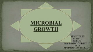 MICROBIAL
GROWTH
 