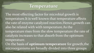 microbial growth ppt | PPTX