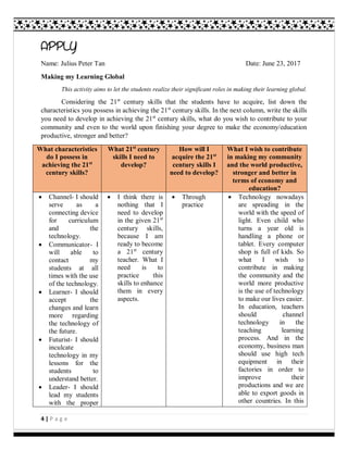 Tan, julius peter ed tech 2 assignment chapter 1 & 2 | PDF