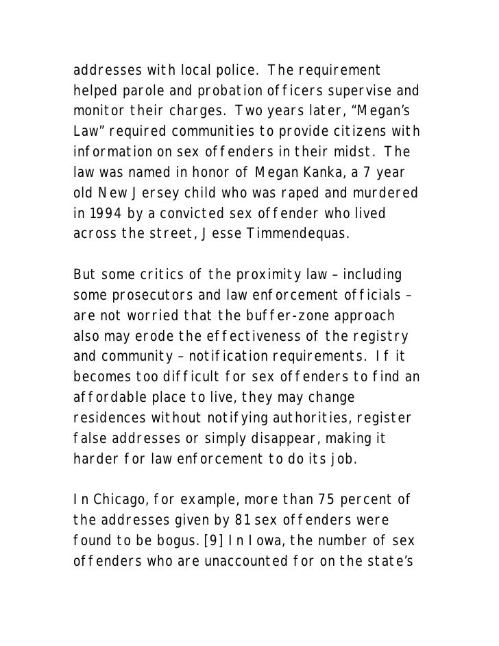 megans law or registration of sex offender law protection from people who prey on our children What to do when an employee is listed as a sex offender on a megan’s law registry listed as a sex offender on a megan’s law registry protect itself and . megans law or registration of sex offender law protection from people who prey on our children What to do when an employee is listed as a sex offender on a megan’s law registry listed as a sex offender on a megan’s law registry protect itself and .