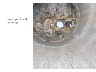 Improper Level
Tank set to High
 