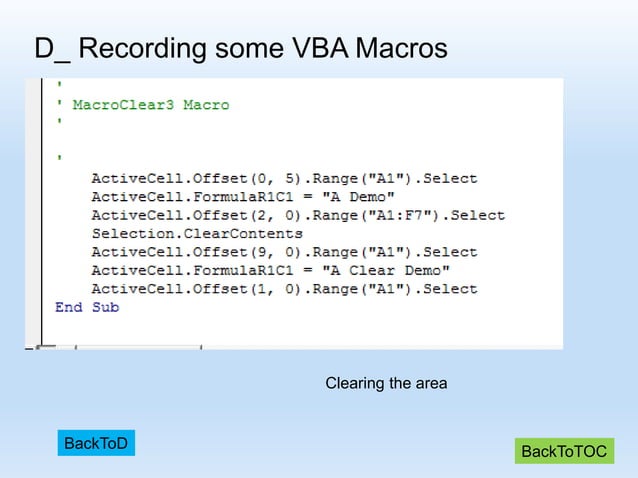 Introduction to Excel VBA/Macros | PPT