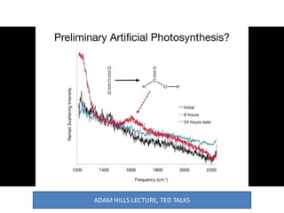 ADAM HILLS LECTURE, TED TALKS
 