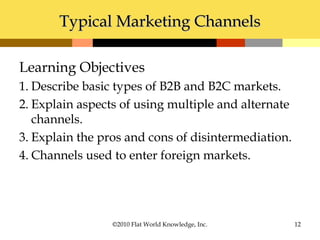 Chapter 8: Using Marketing Channels to Create Value for Customers | PPT