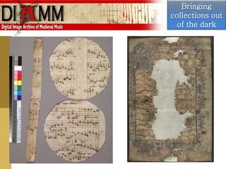 Bringing
collections out
  of the dark
 