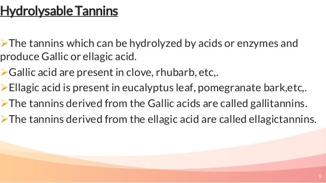 Tannins