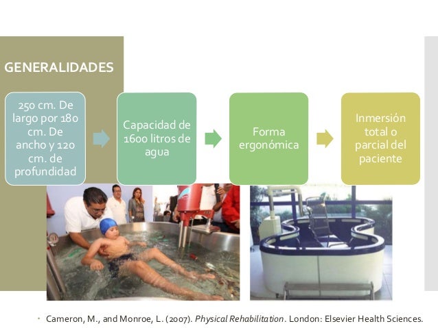 Tanque terapeutico, tina de hubbard y tanque de remolino