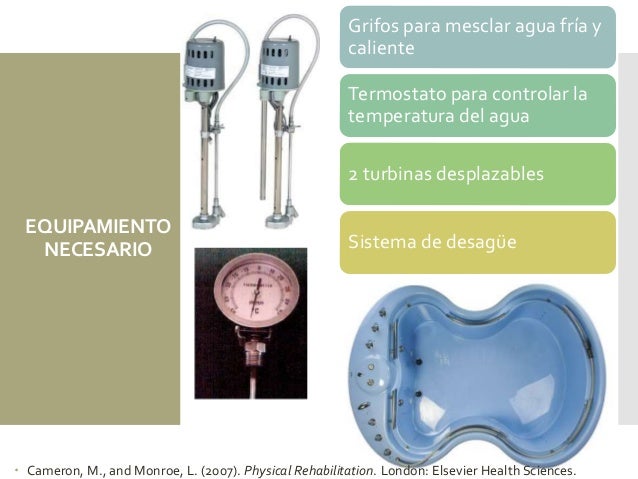 Tanque terapeutico, tina de hubbard y tanque de remolino