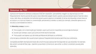 TRANSTORNOS ANSIOSOS E SINTOMAS CLINICOS