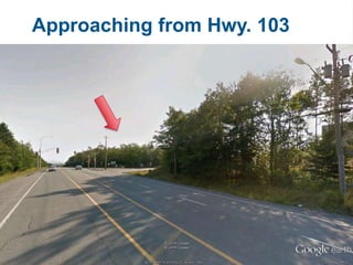 Approaching from Hwy. 103
 