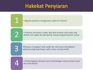 Tantangan regulasi penyiaran tomohon