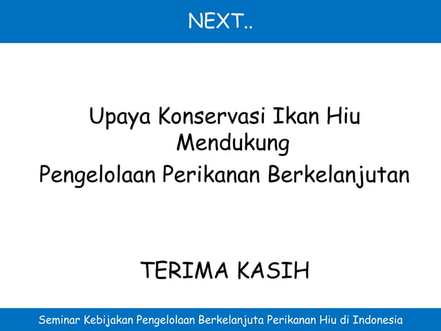 Tantangan dan Upaya Konservasi Ikan Hiu di Indonesia